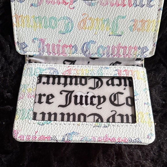 Juicy Couture White Multicolor Logo Wallet - Picture 5 of 12